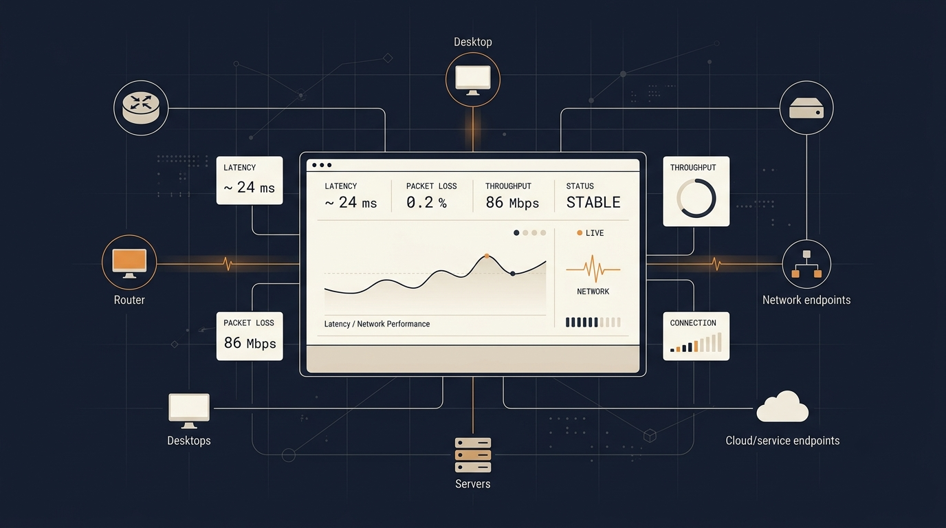 NetPulse internet speed tester interface preview